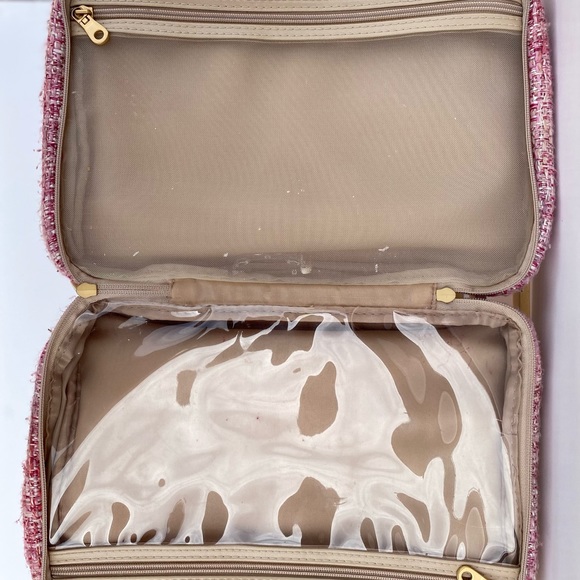 Pink Tweed Cosmetic Bag - Picture 5 of 5